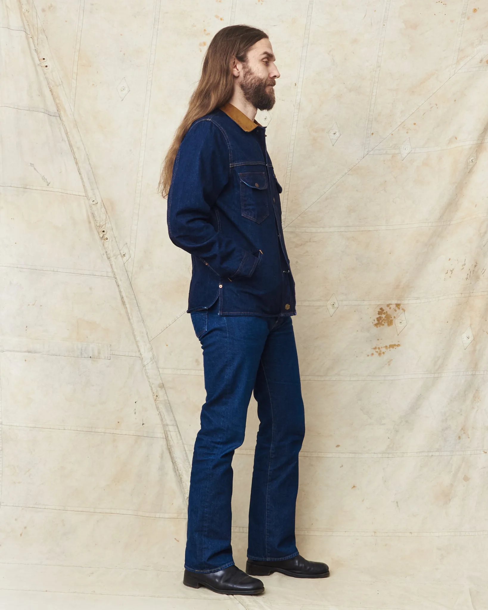 Indigofera Fargo Trucker Jacket Vintage 70's Denim