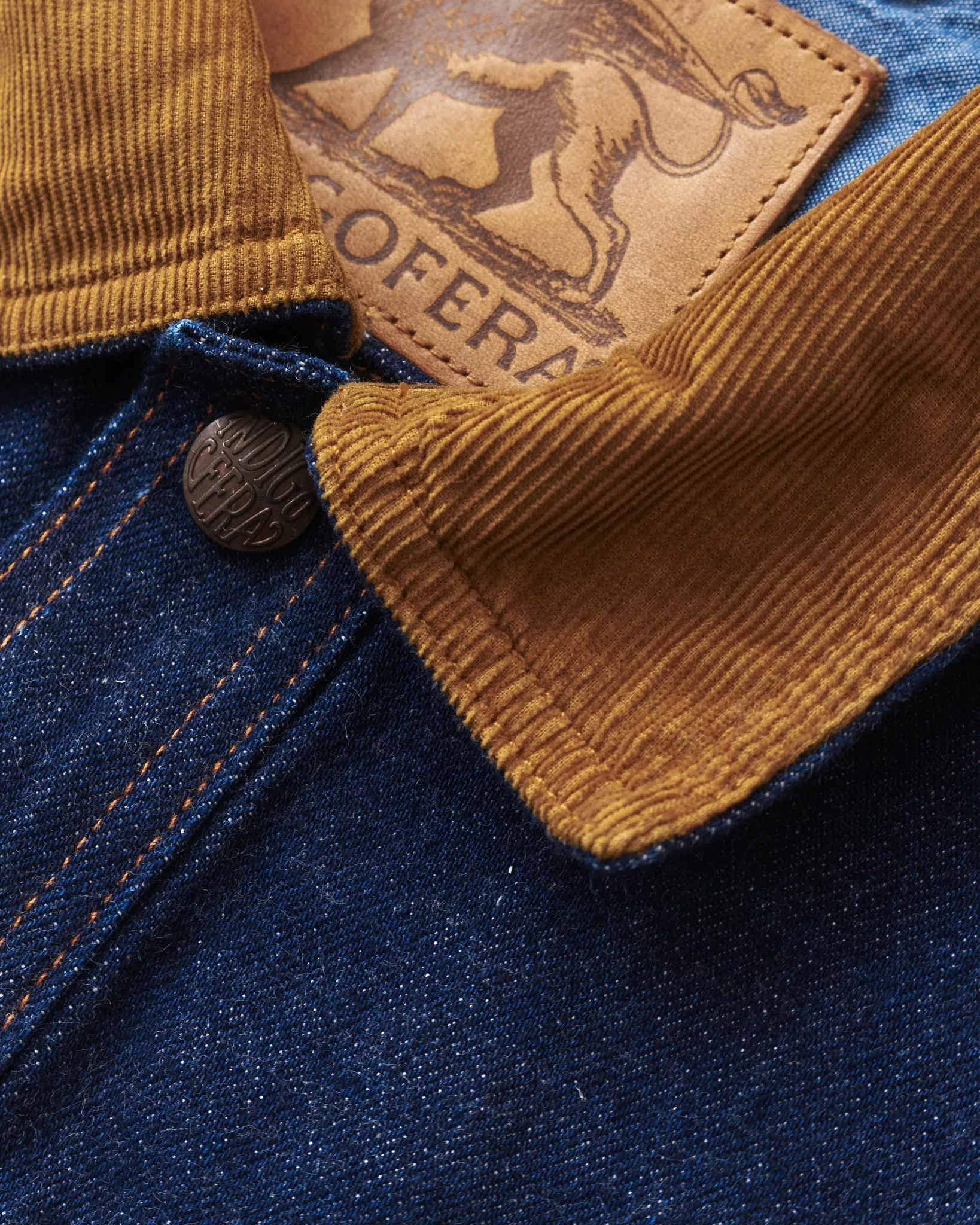 Indigofera Fargo Trucker Jacket Vintage 70's Denim