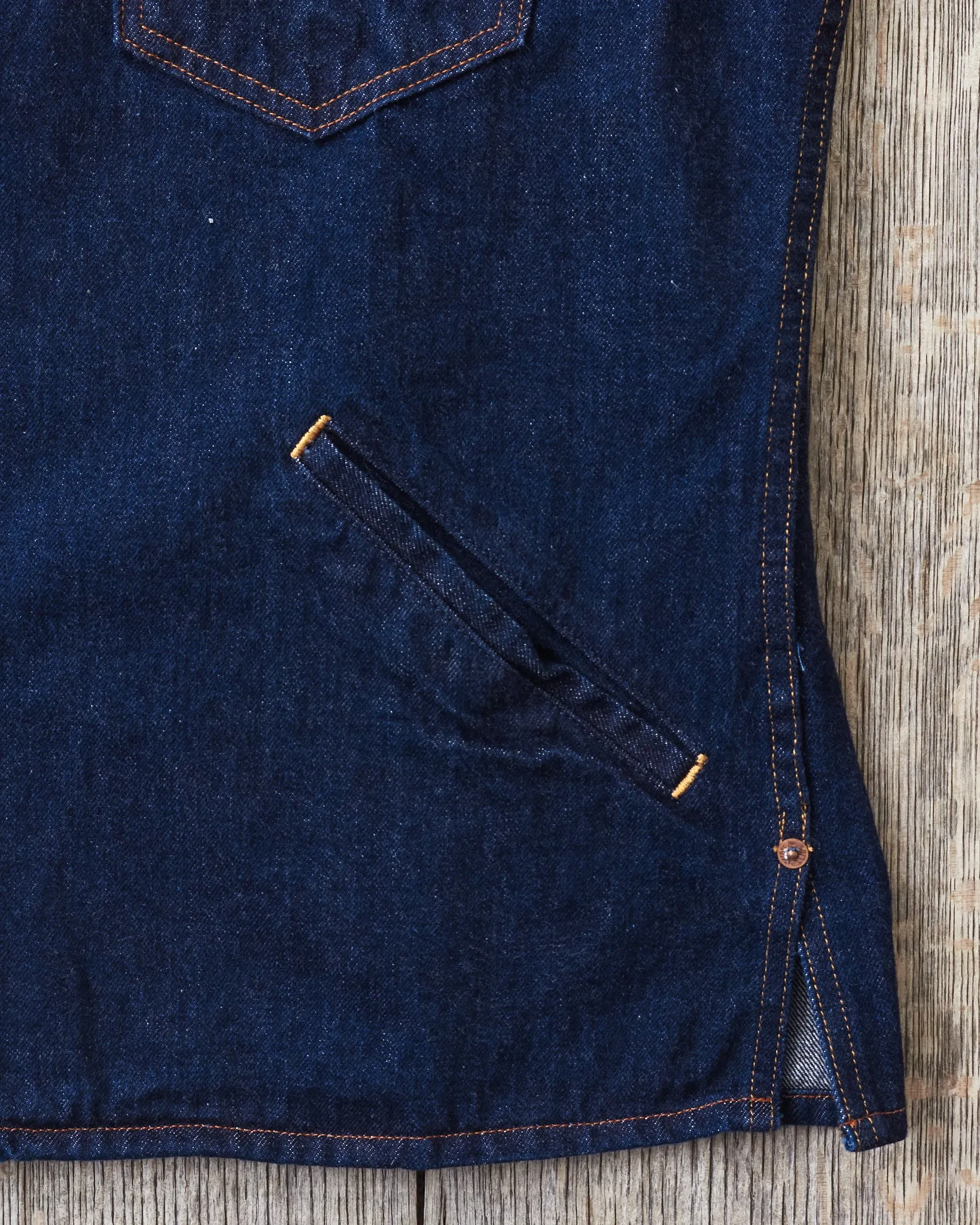 Indigofera Fargo Trucker Jacket Vintage 70's Denim