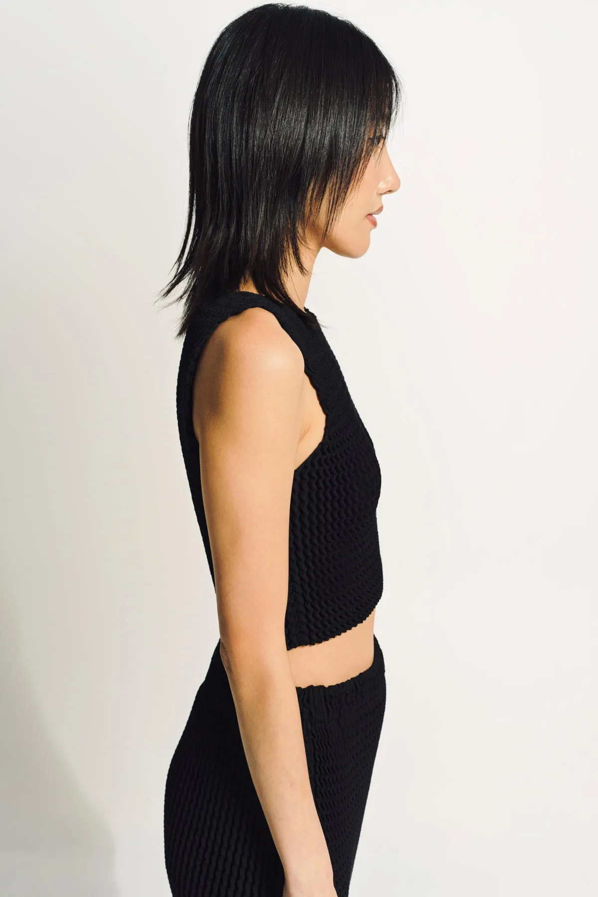 ISSEY MIYAKE | SPONGY BK-46 TOP