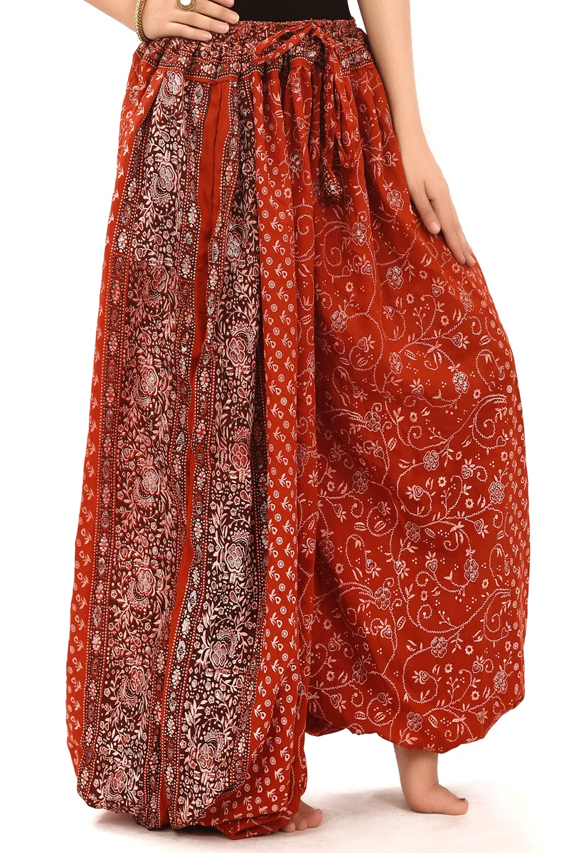 Jodha Maharani Bloomer 100% Cotton rust WS
