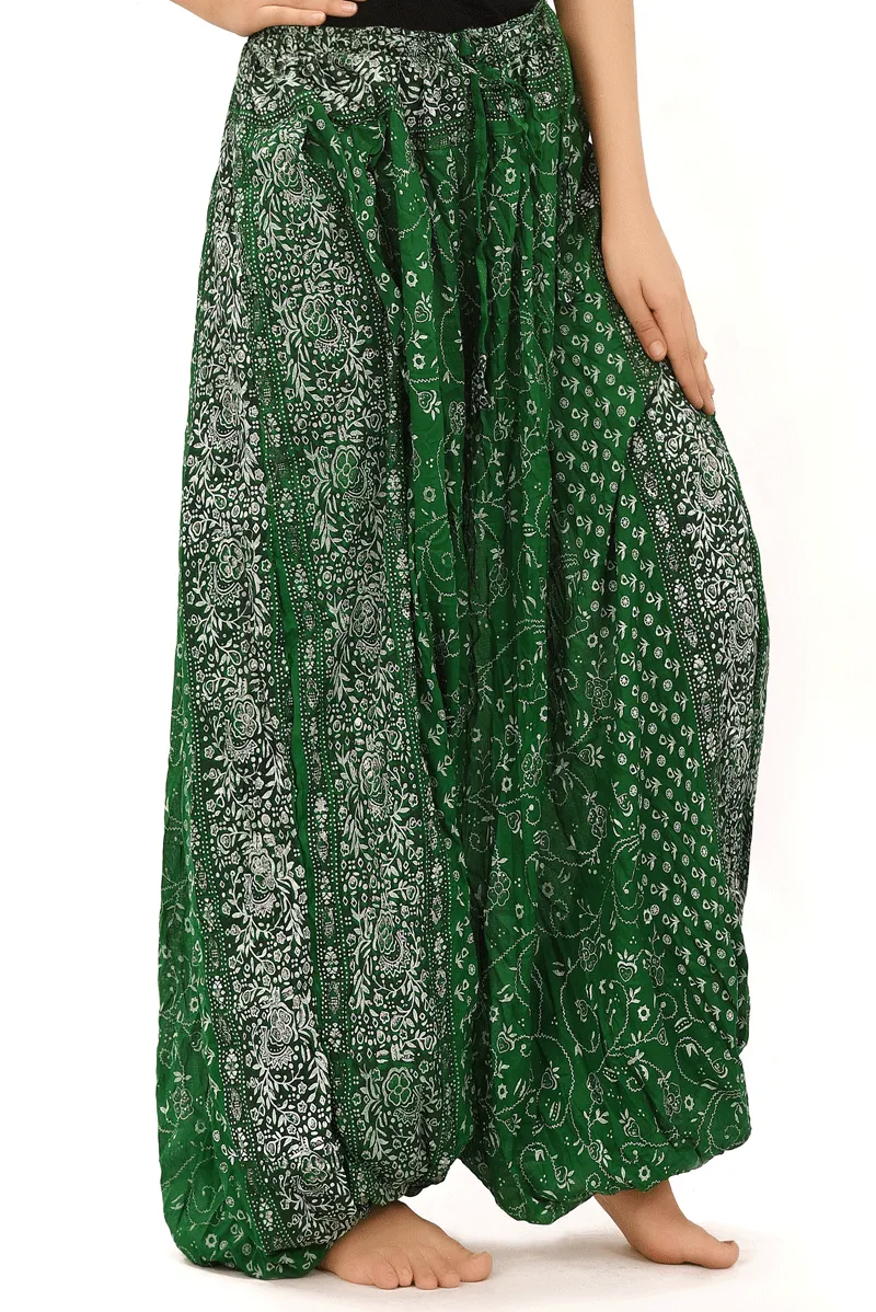 Jodha Maharani Bloomer 100% polyester forest green WS