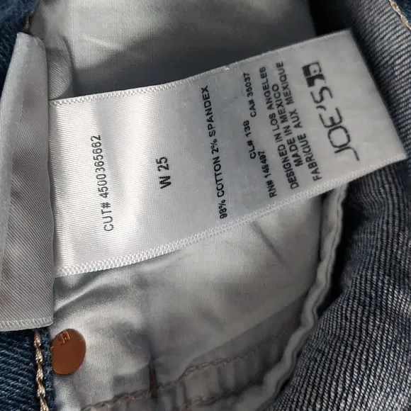 Joe's Jeans The Ozzie 4&quot; Cutoff Shorts Size 25 NEW
