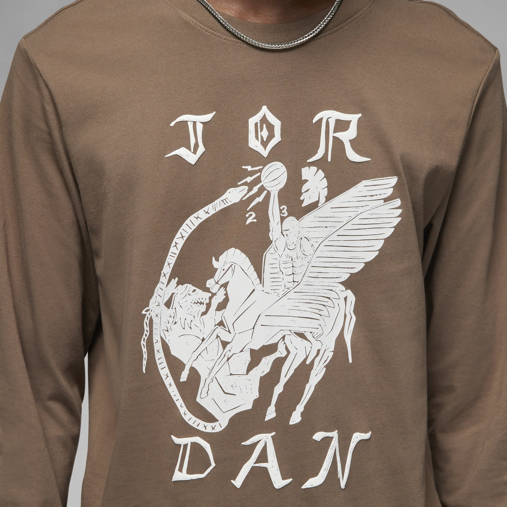 Jordan Artist Series by Umar Rashid Long Sleeve T-Shirt 'Palomino'