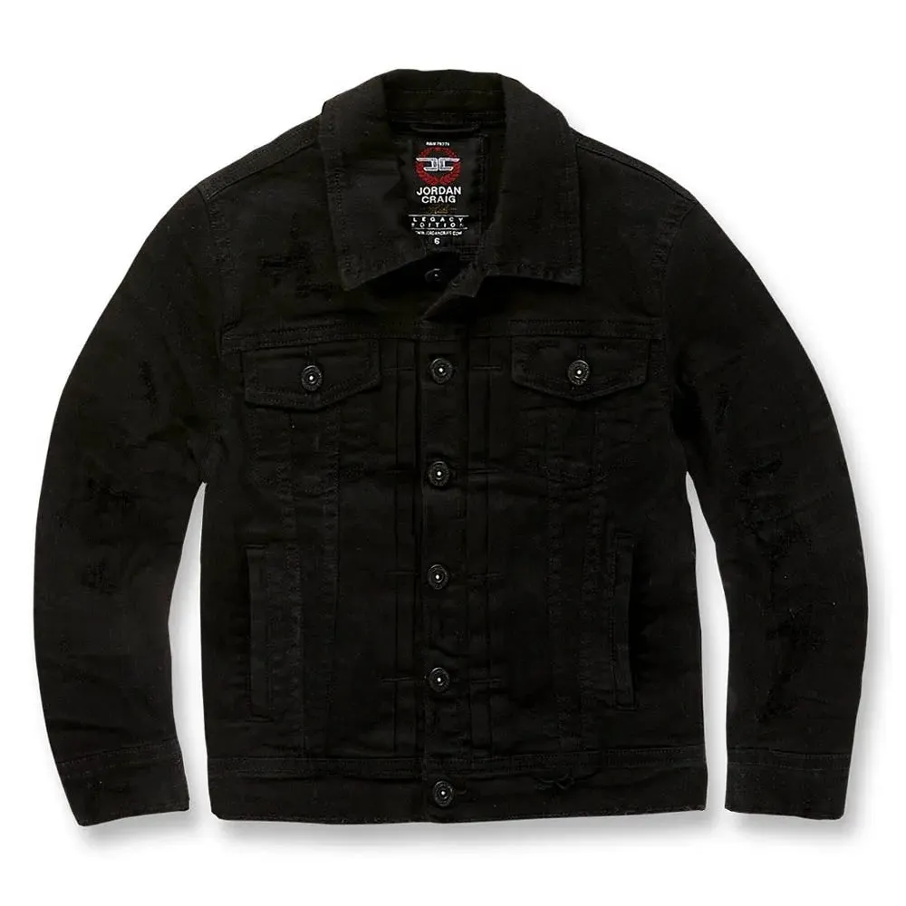 Jordan Craig Kids Tribeca Twill Trucker Jacket 2022 (Black)