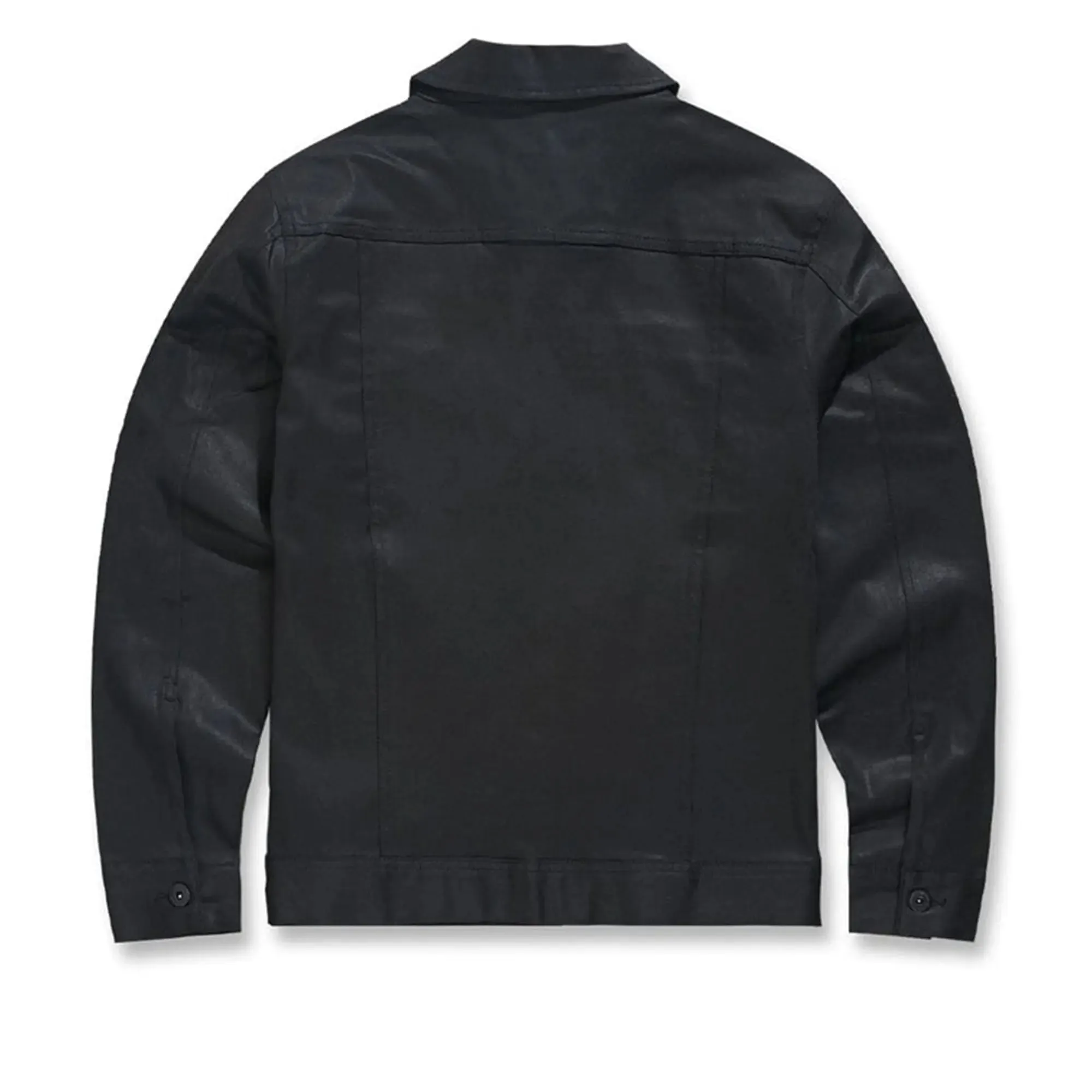 Jordan Craig Men Smooth Criminal Denim Jacket (Jet Black)