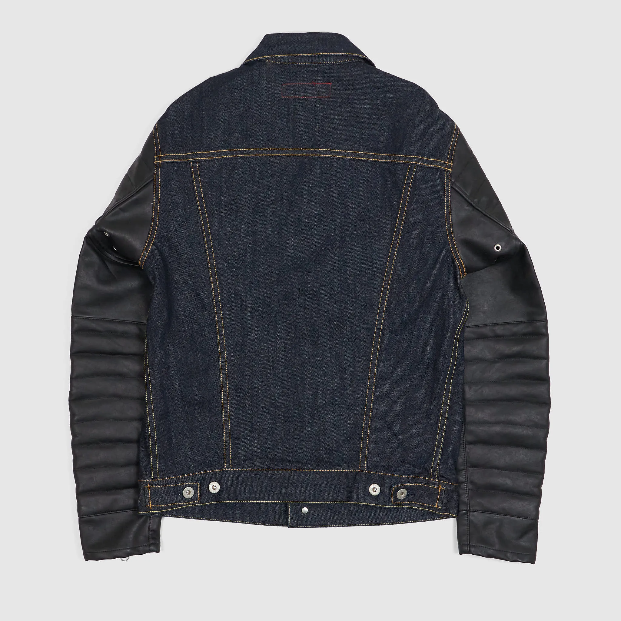 Junya Watanabe Man x Levi's® Denim Trucker Jacket with Leatherette Sleeves