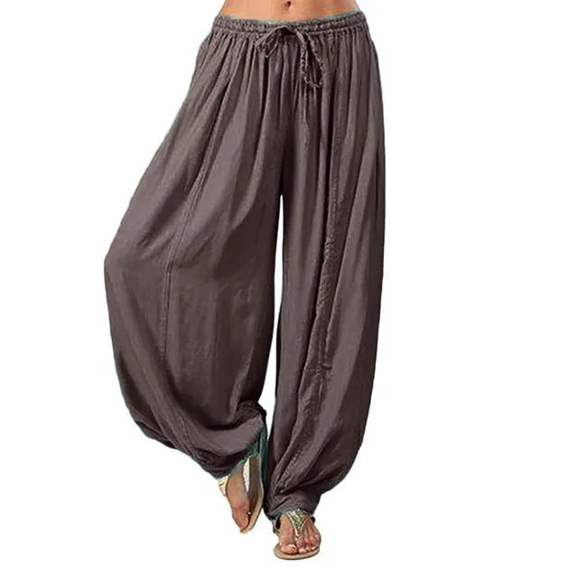 KANCOOLD Pants Women Plus Size Solid Color Casual Loose Harem Pants long Pants Trousers fashion new Pants woman 2019
