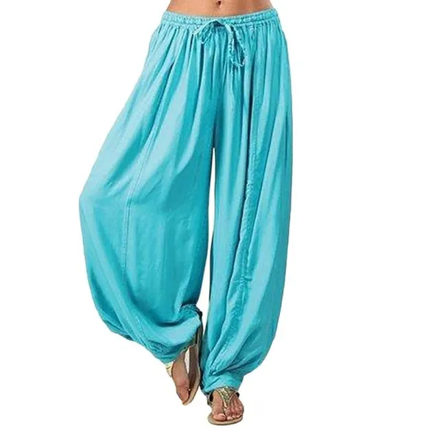 KANCOOLD Pants Women Plus Size Solid Color Casual Loose Harem Pants long Pants Trousers fashion new Pants woman 2019