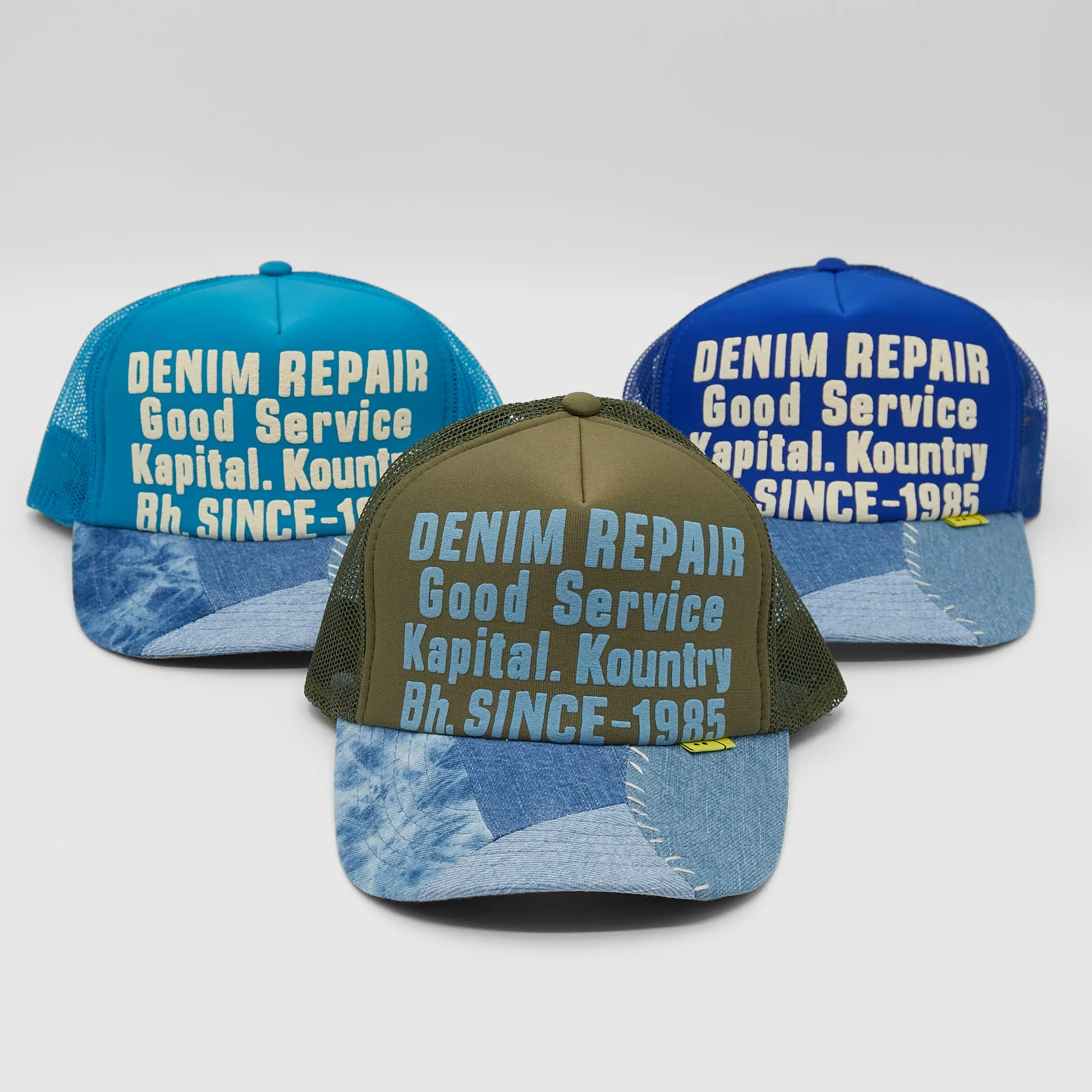 Kapital Denim Repair Trucker Cap