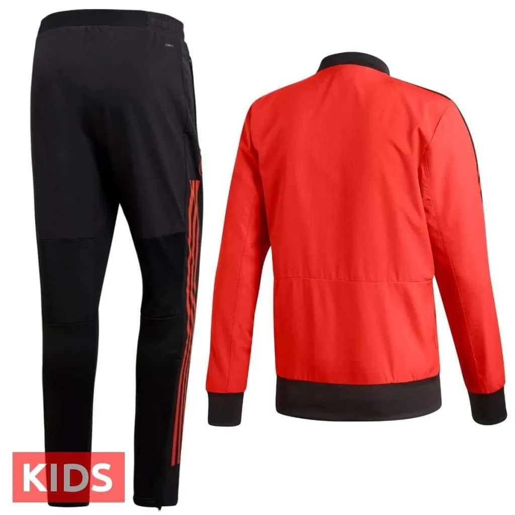 Kids - Real Madrid training presentation soccer tracksuit UCL 2018/19 - Adidas