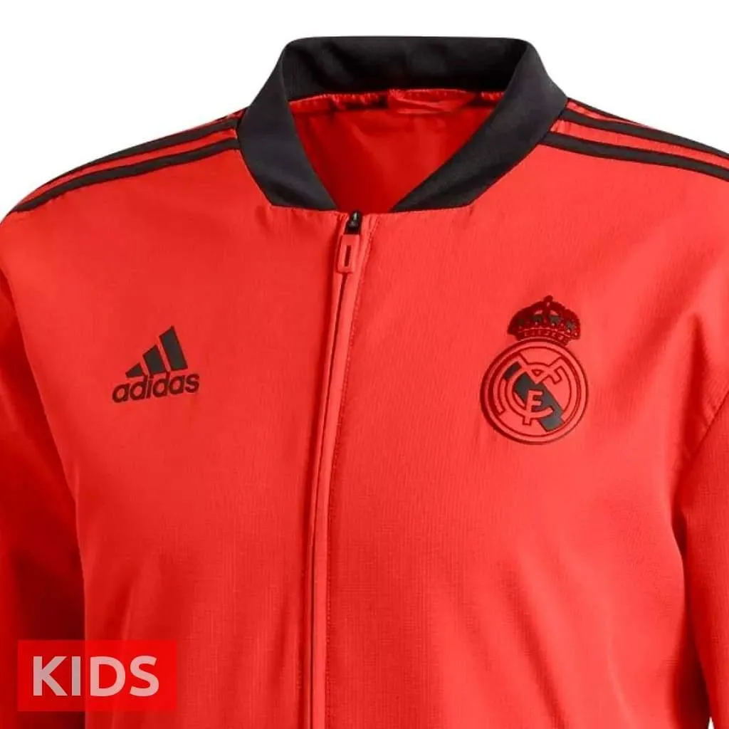 Kids - Real Madrid training presentation soccer tracksuit UCL 2018/19 - Adidas