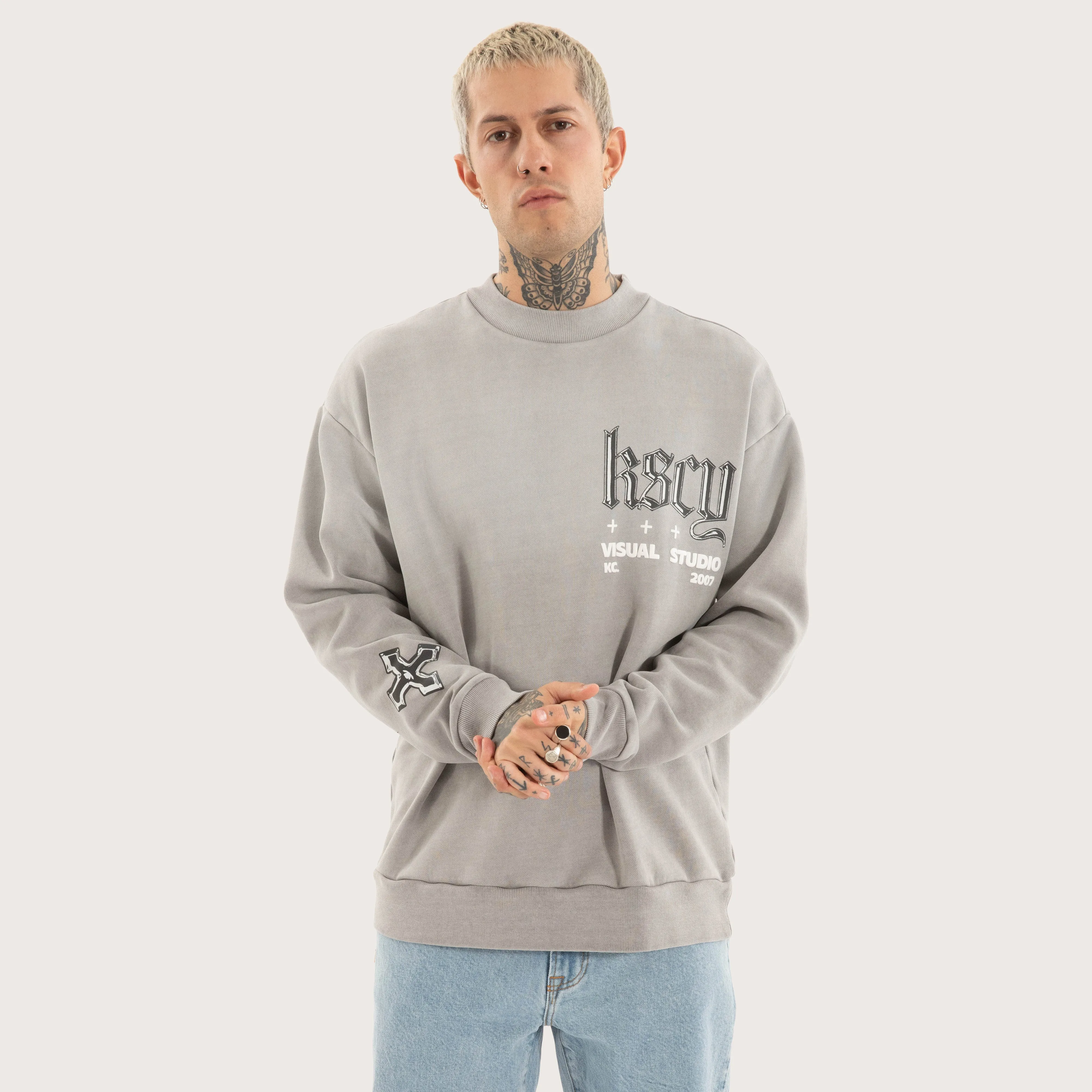 Kingdom Relaxed Sweater Alloy