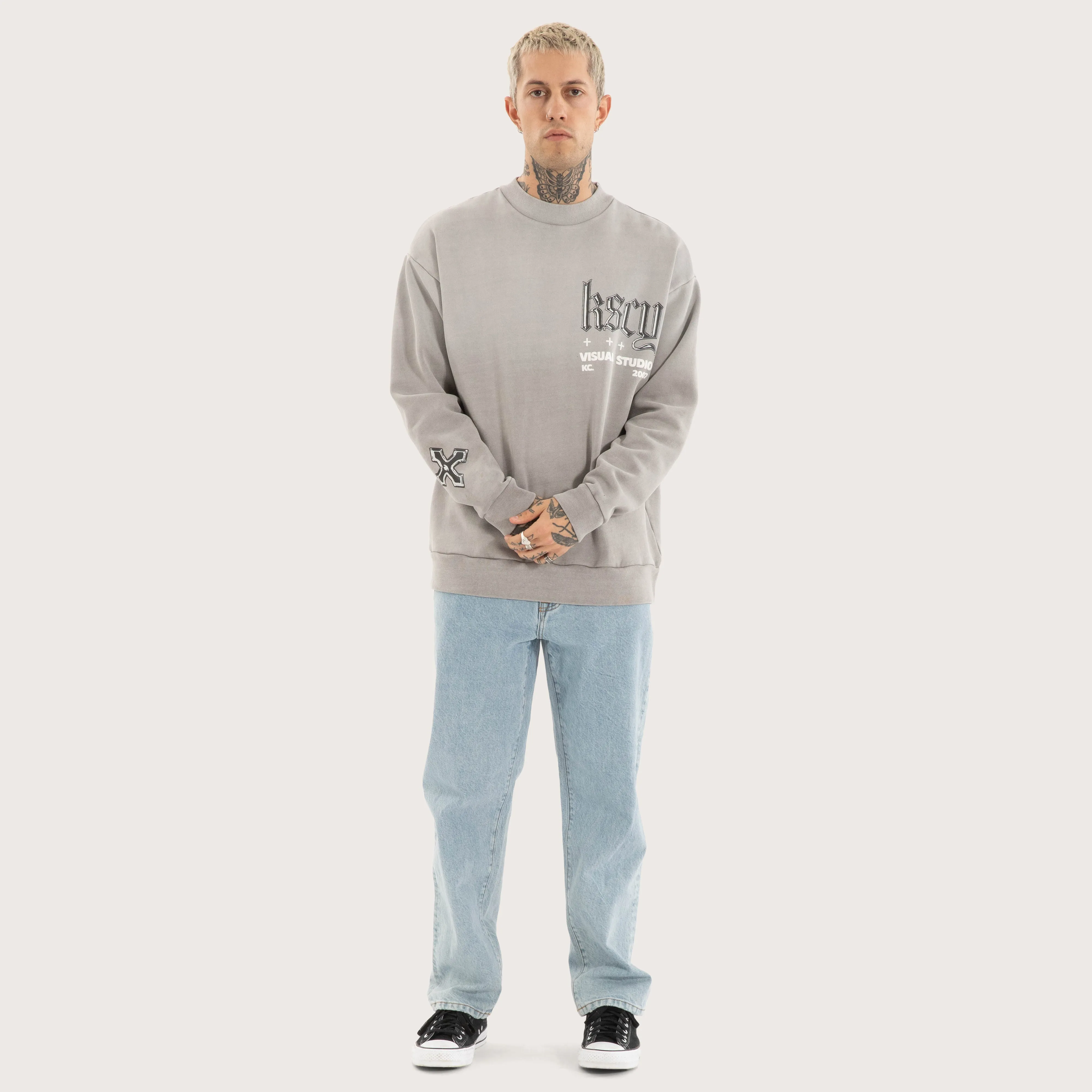 Kingdom Relaxed Sweater Alloy
