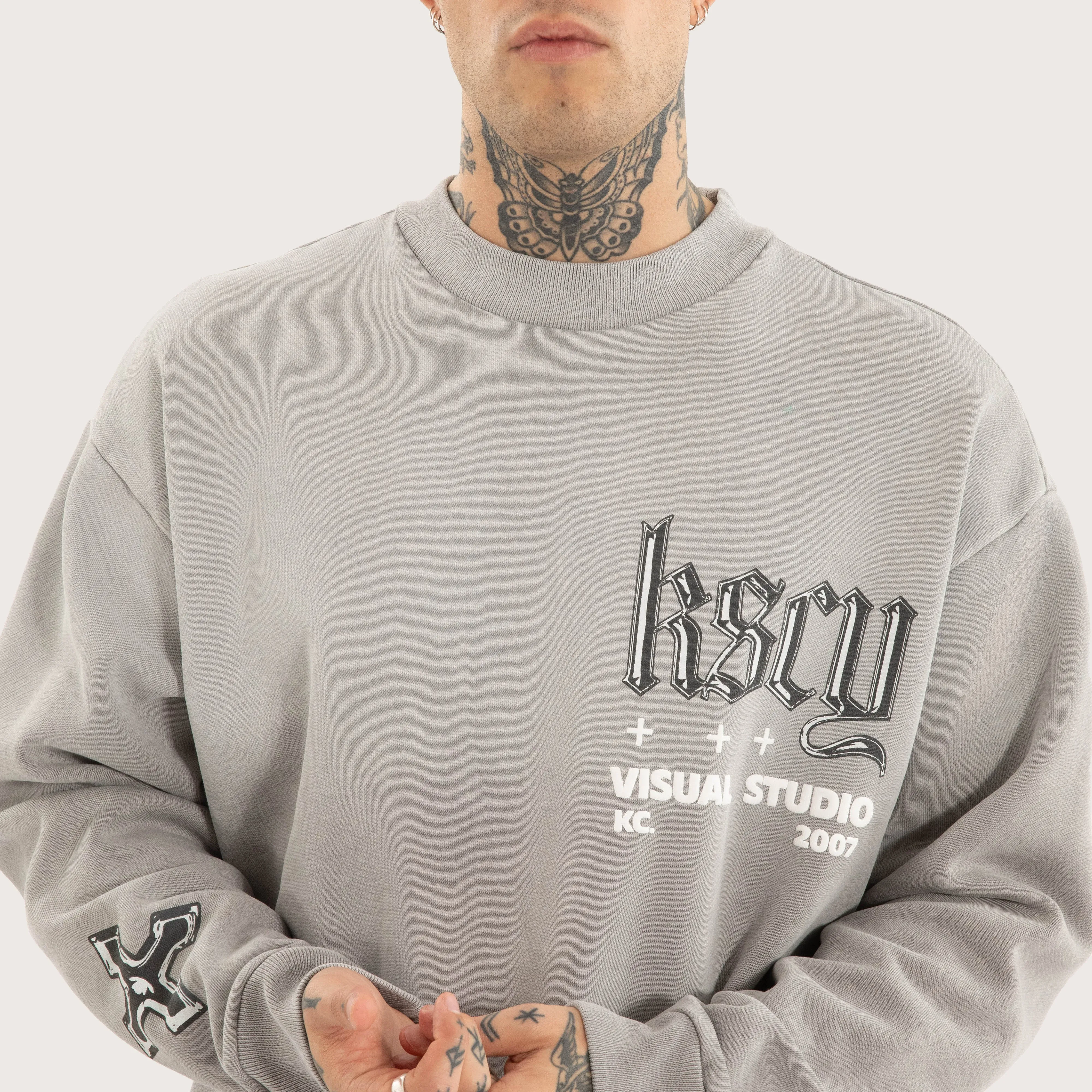 Kingdom Relaxed Sweater Alloy