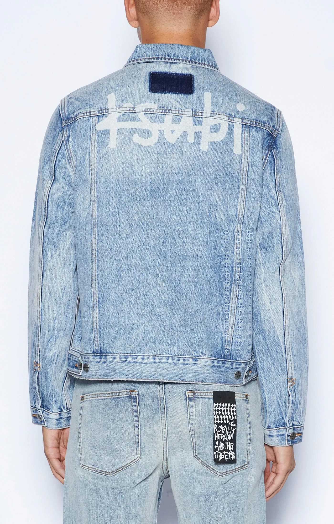 KSUBI classic jacket stairway - denim