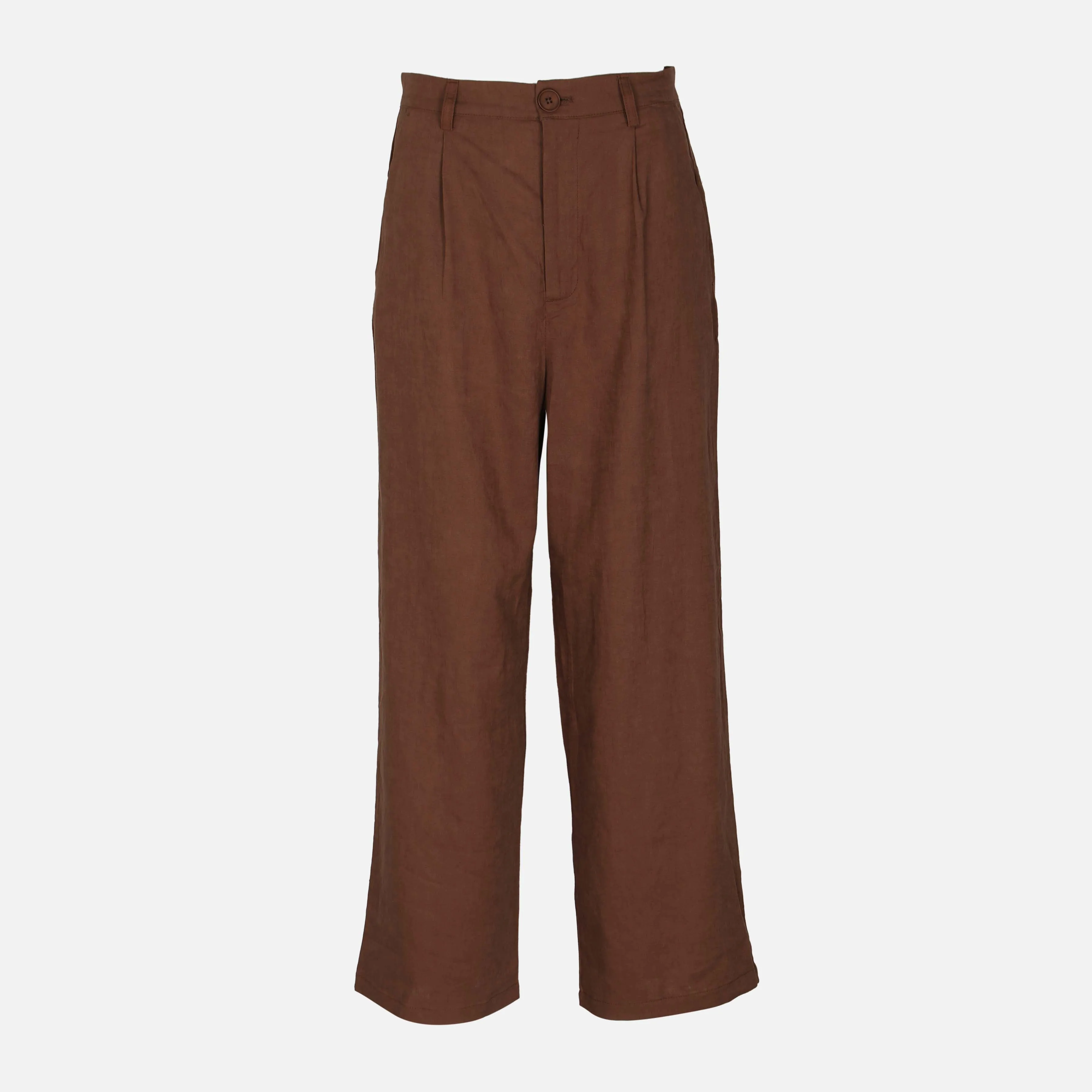 LADIES LINEN BLEND CASUAL PANTS