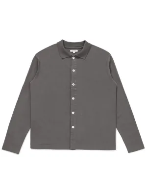 Lady White Co. Long Sleeve Placket Polo Cement