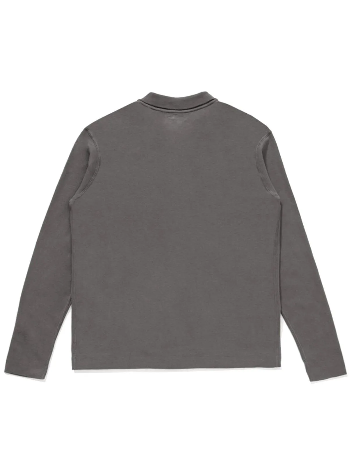 Lady White Co. Long Sleeve Placket Polo Cement
