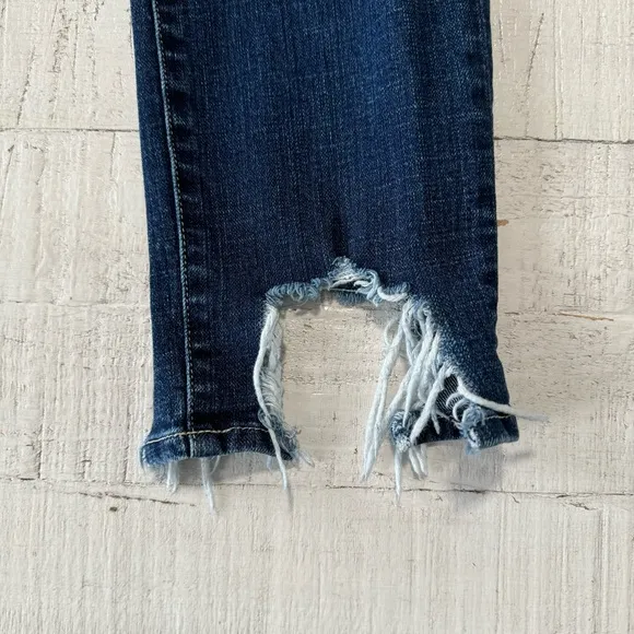 L’Agence High Line Skinny Jeans size 28 Mariner Destroyed High Rise Denim