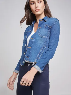 L'AGENCE - Janelle Slim Raw Jacket - Ithaca