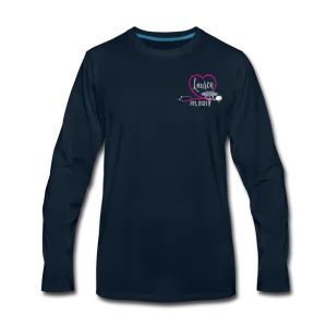 Lauren, RN, BSN ER Nurse Flag Men's Premium Long Sleeve T-Shirt Updated