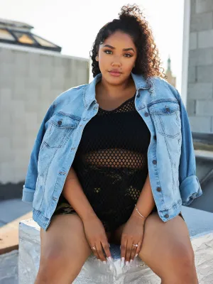 Layla Destructed Denim Jacket