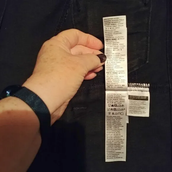 Levi's Hybrid Denim Hoodie Original Trucker Jacket Black Size L