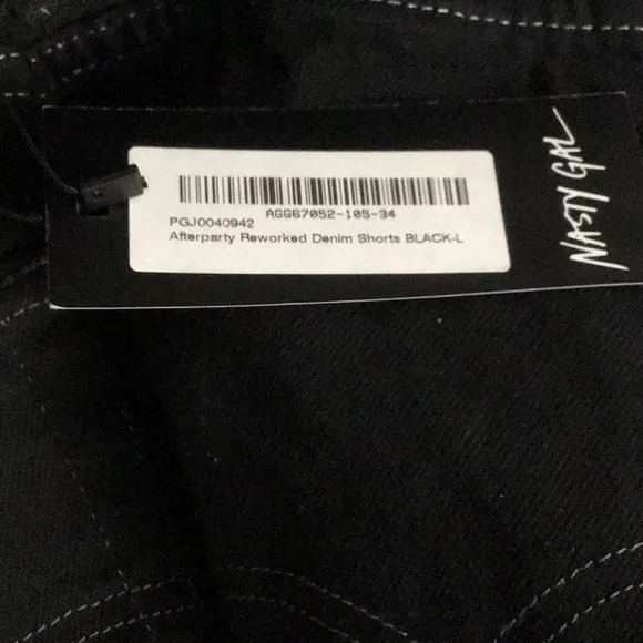 Levi’s NG Afterparty Reworked Denim Shorts BLK LG