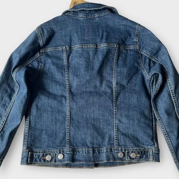 Levi’s Original Trucker Denim Jacket Jean Jacket Button Front Cotton Women’s New