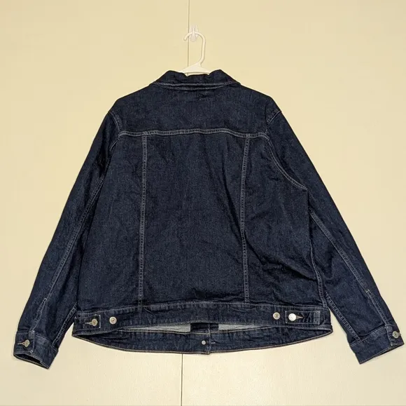 Levi's Original Unisex Trucker Dark Wash Blue Denim Jacket 2X