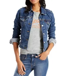 Levi's Women's Original Trucker Denim Jean Jacket Size M Style CW24183449