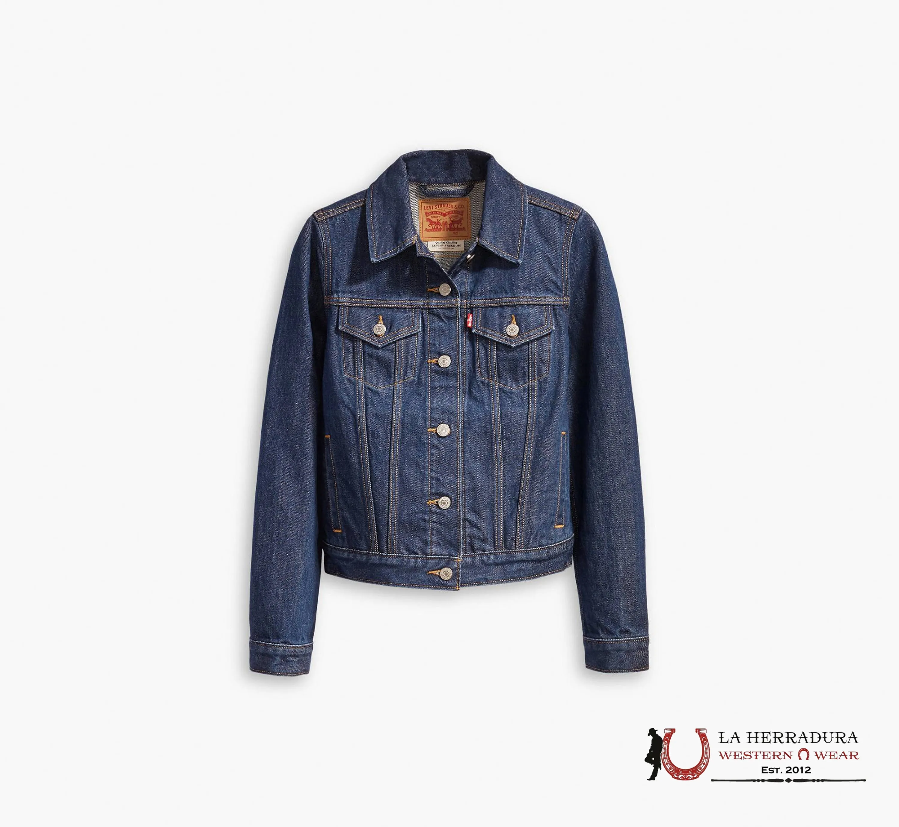LEV'S ORIGINAL TRUCKER JACKET DEEP BLUE LADIES - 0203, 0014