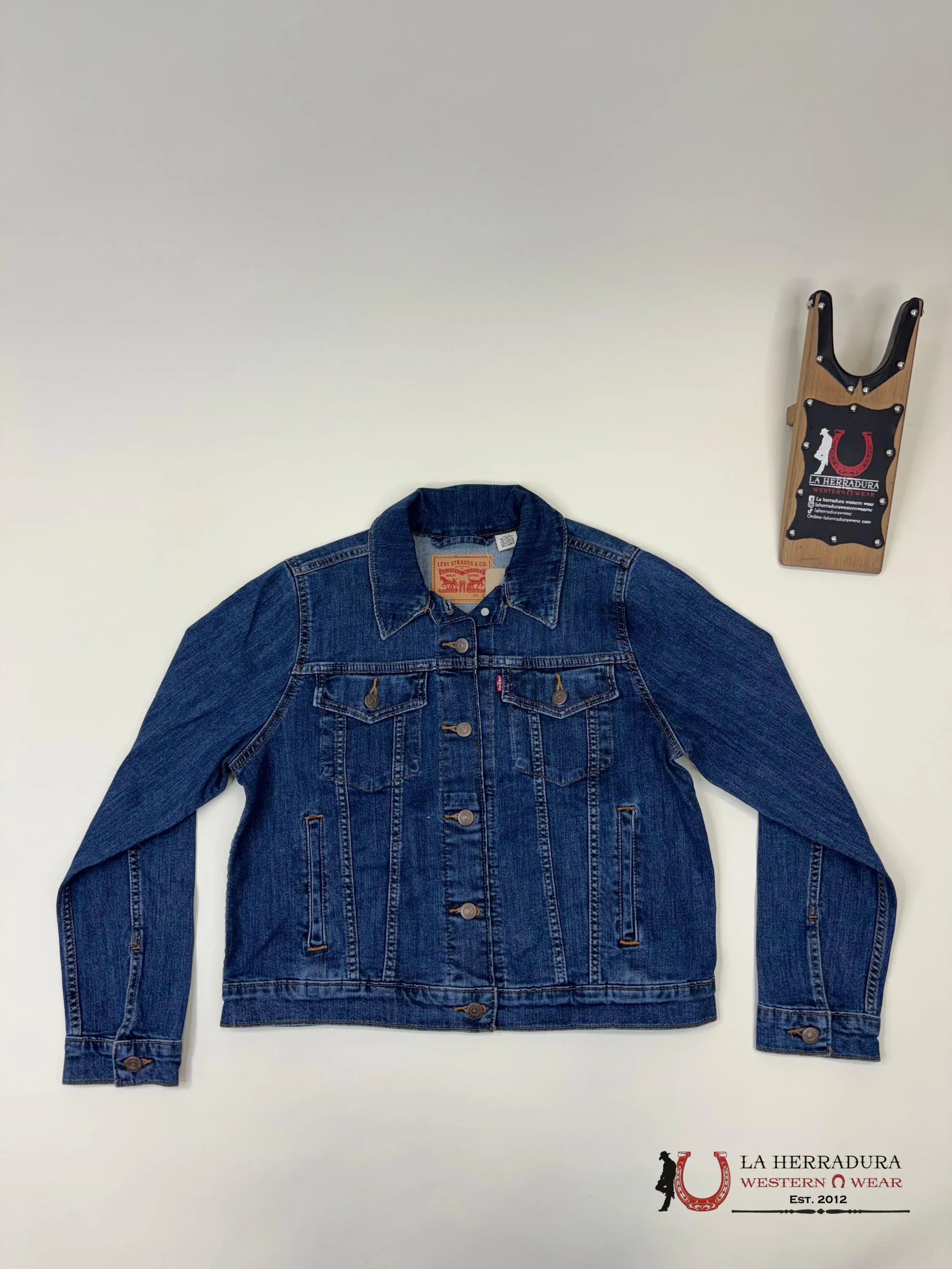 LEV'S ORIGINAL TRUCKER JACKET DEEP BLUE LADIES - 0203, 0014