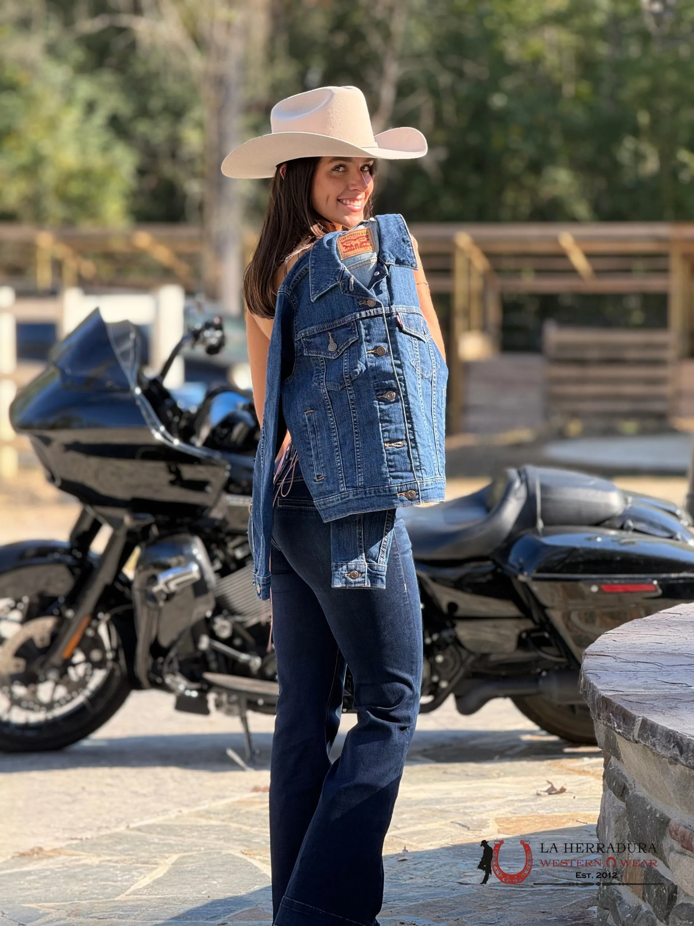 LEV'S ORIGINAL TRUCKER JACKET DEEP BLUE LADIES - 0203, 0014
