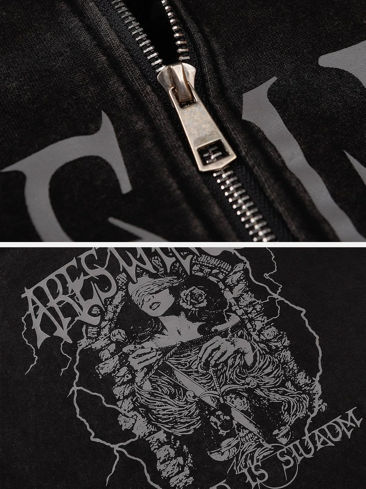 Lightning Beauty Washed Hoodie