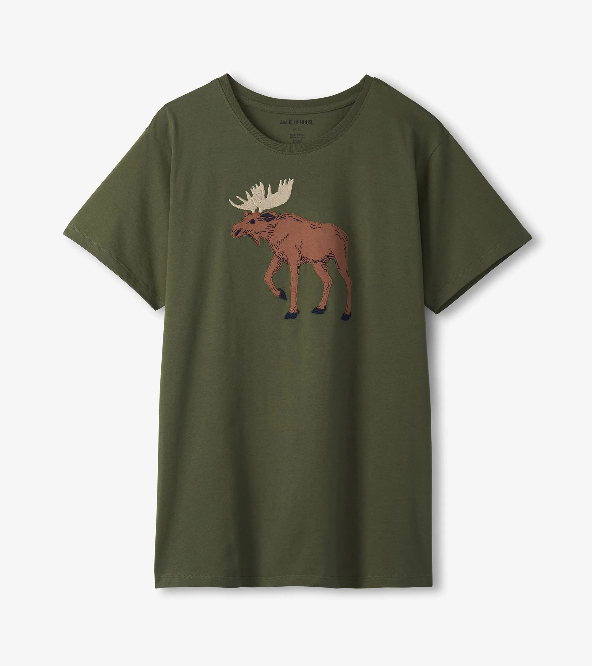 Little Blue House Men’s PJ Shirt Wild Moose TS9WM0553