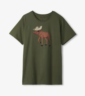 Little Blue House Men’s PJ Shirt Wild Moose TS9WM0553