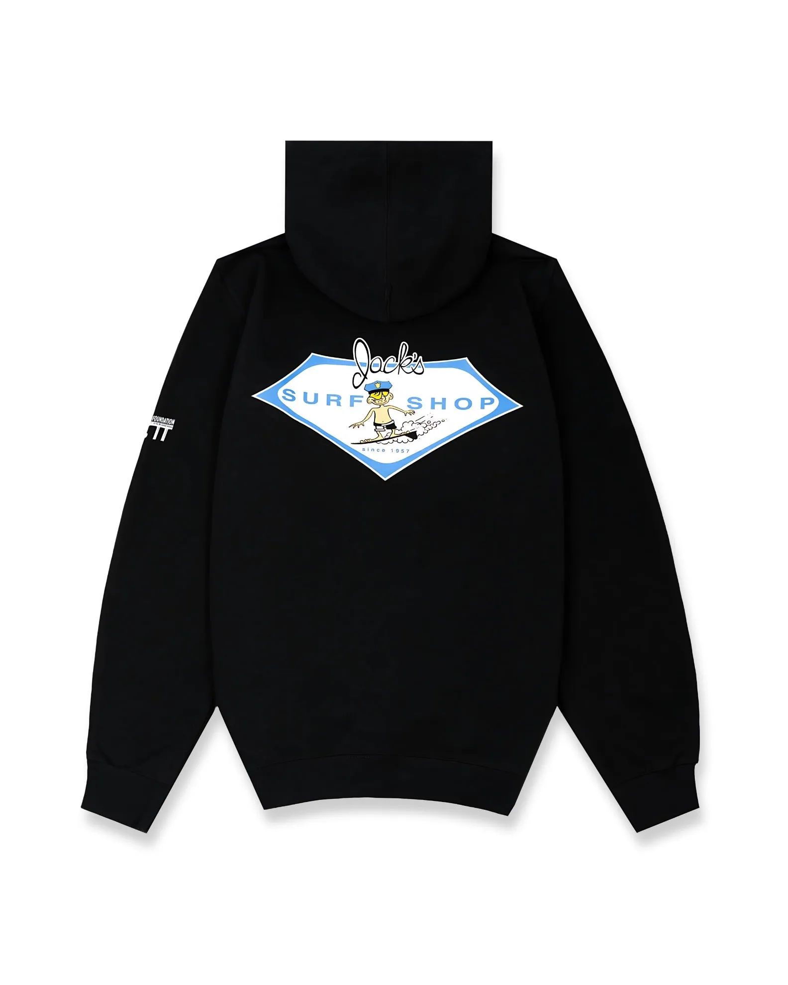 Little Officer Pullover Hoodie - Black