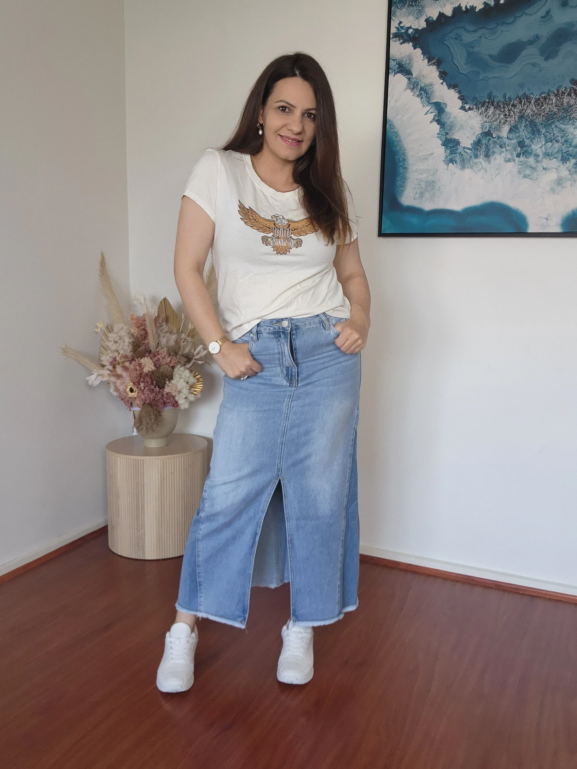 Lizbeth Denim Skirt
