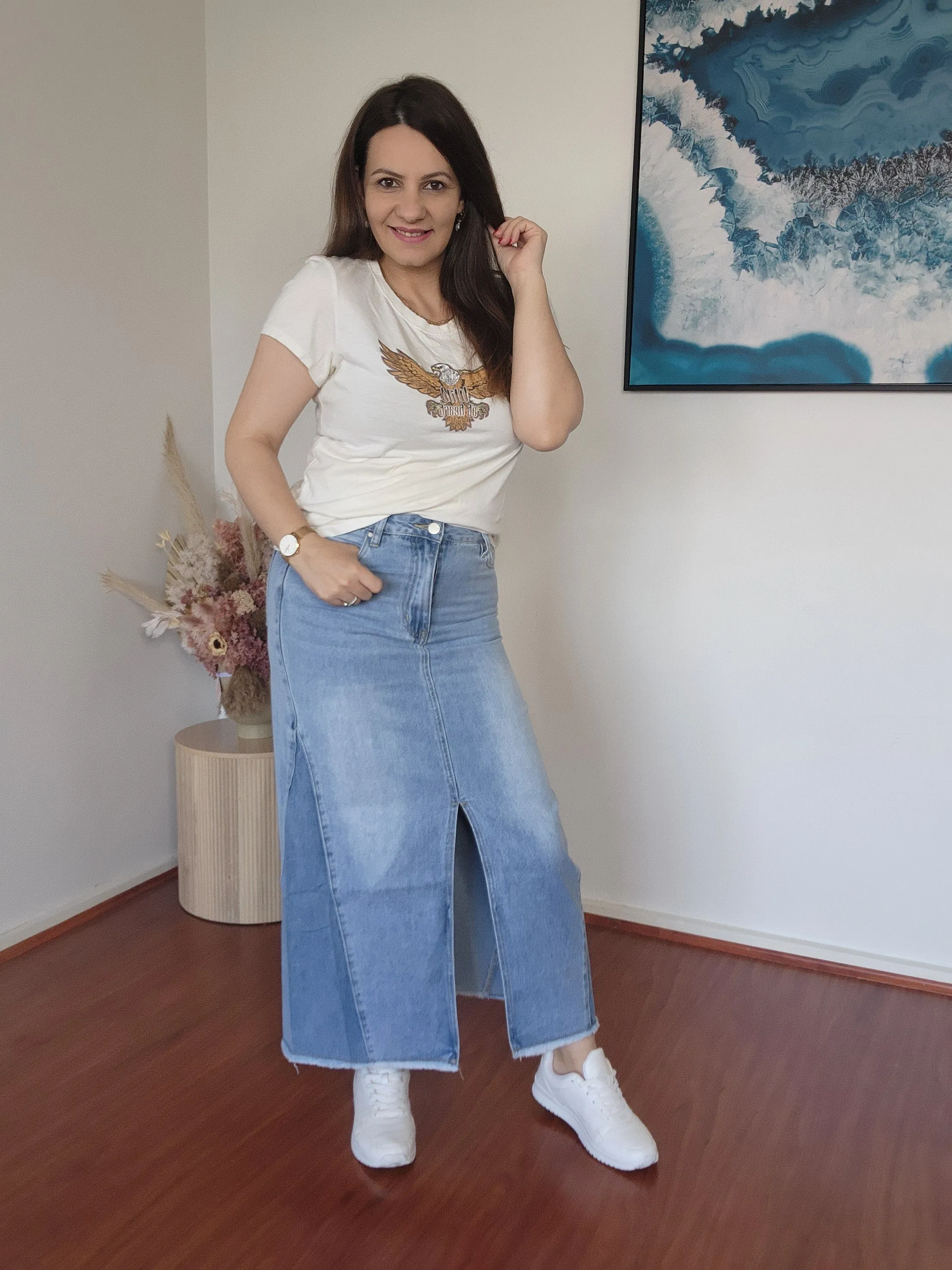 Lizbeth Denim Skirt