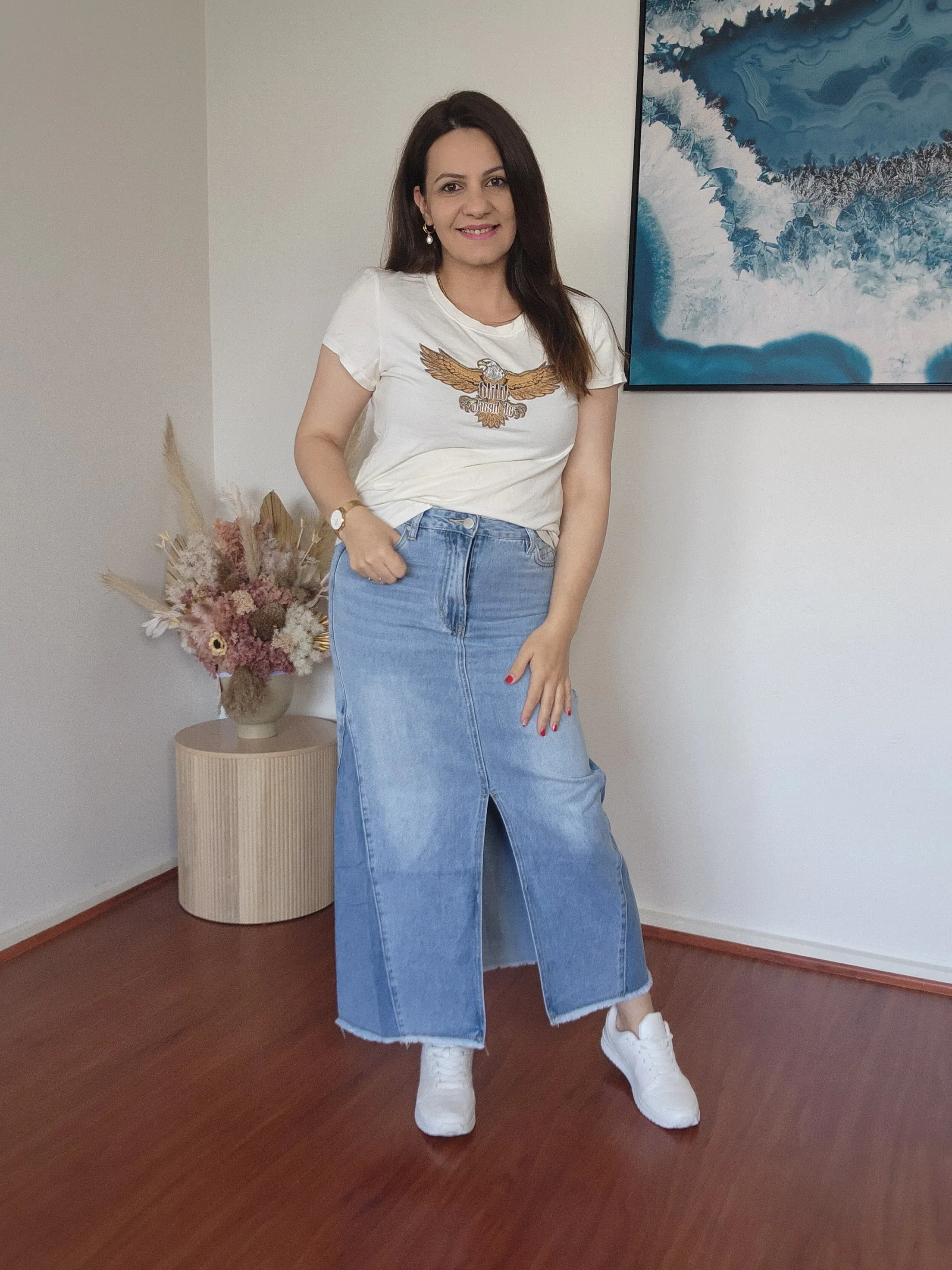 Lizbeth Denim Skirt