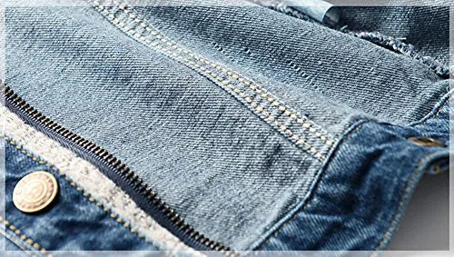 LJYH Boys' Denim Trucker Jacket, Fall Hoodie.