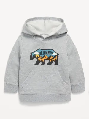 Logo-Graphic Pullover Hoodie for Toddler Boys