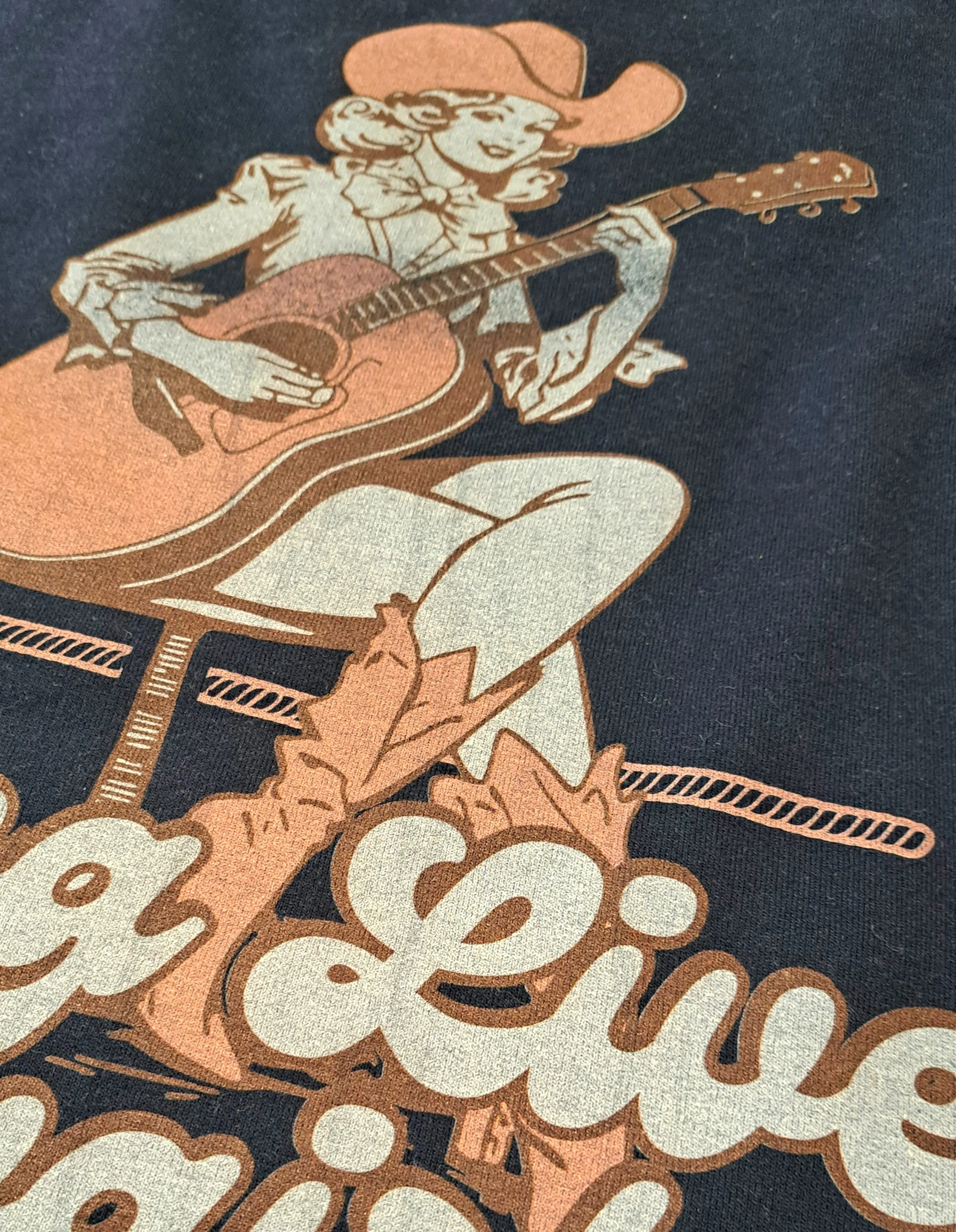 Long Live Cowgirl Navy Pinup Sweatshirt - WS