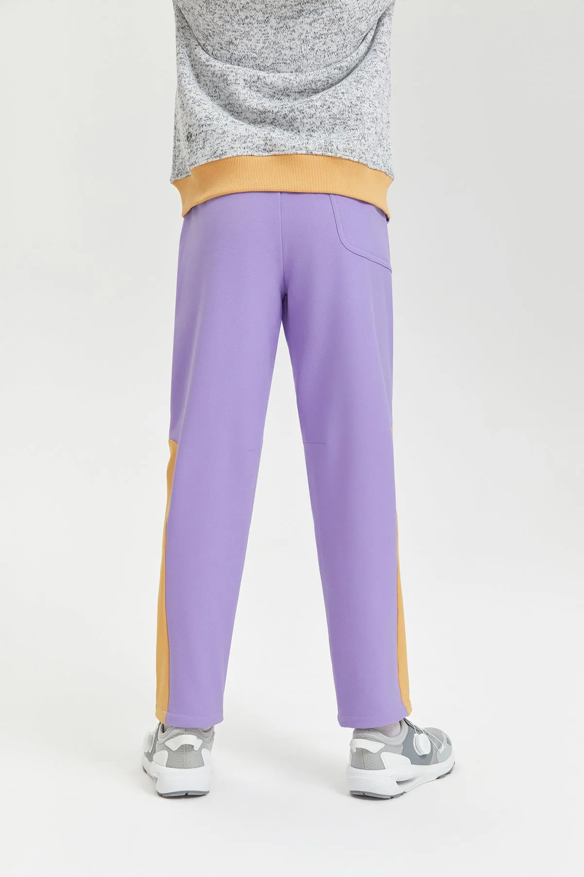 Long Pile Stretch Pants