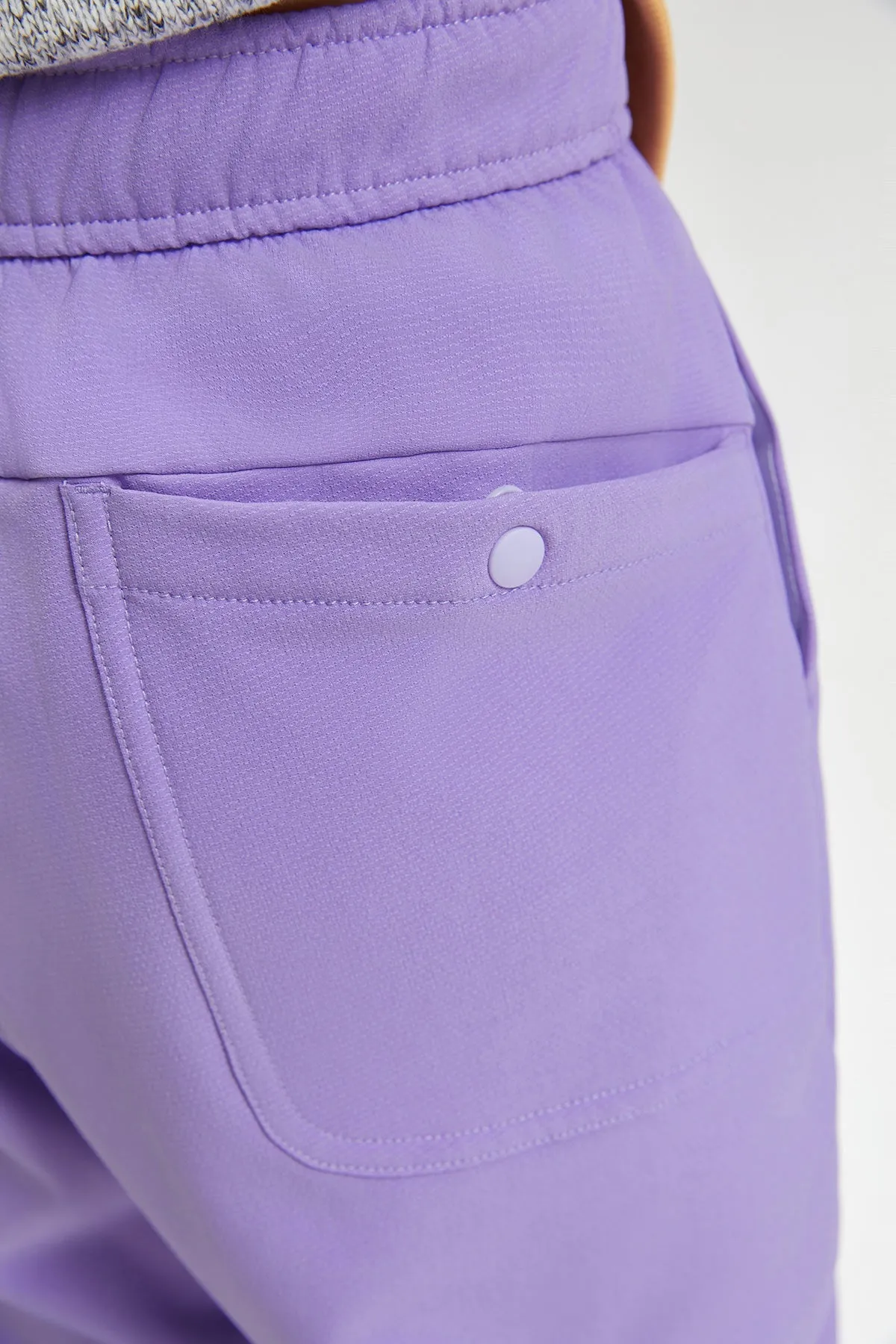 Long Pile Stretch Pants