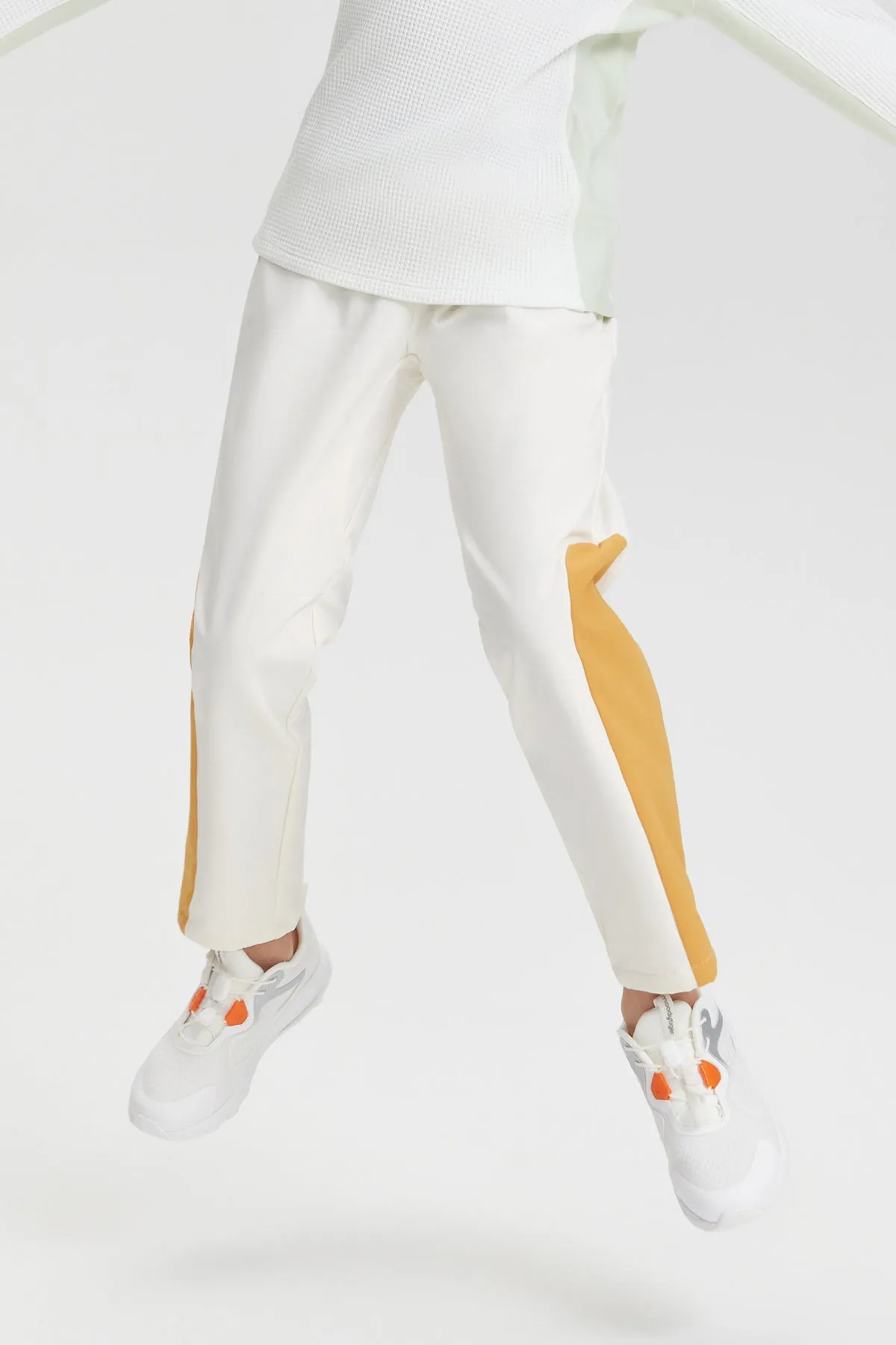Long Pile Stretch Pants