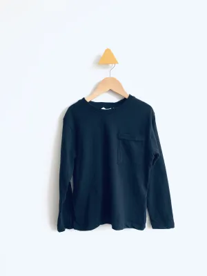 Long Sleeve Pocket Tee // 5-6Y