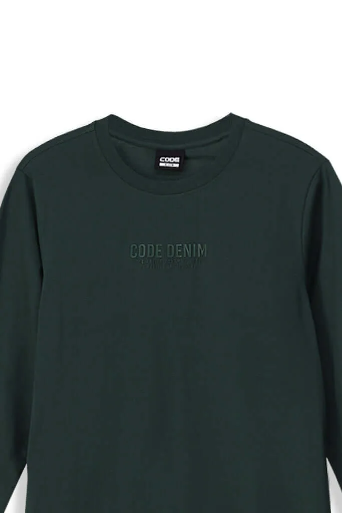 Long Sleeve T-Shirt _ 156967 _ Forest Green